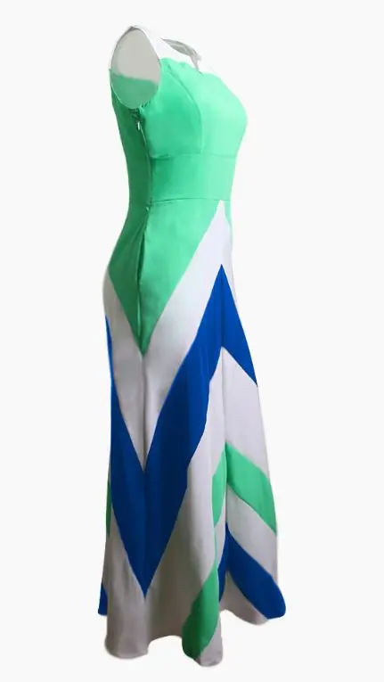 Длинное летнее пляжное платье женское сексуальное макси с глубоким V образным