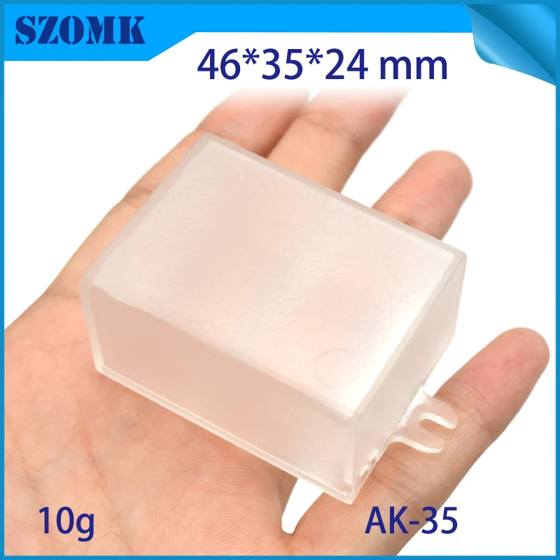 Пластиковый прозрачный корпус szomk из АБС-пластика 50 шт. в партии светодиодная