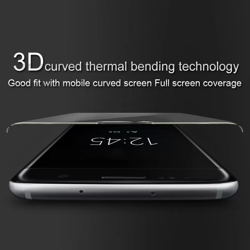 E-SKY изогнутые Полный Клей закаленное Стекло для SAMSUNG S8 S9 плюс Note9 полный клей Экран