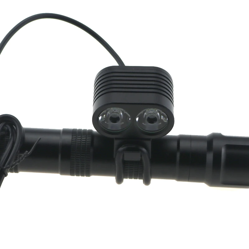 Велосипедный передний фонарь аксессуары 2x Cree XM L2 4000 люмен велосипедный шлем для