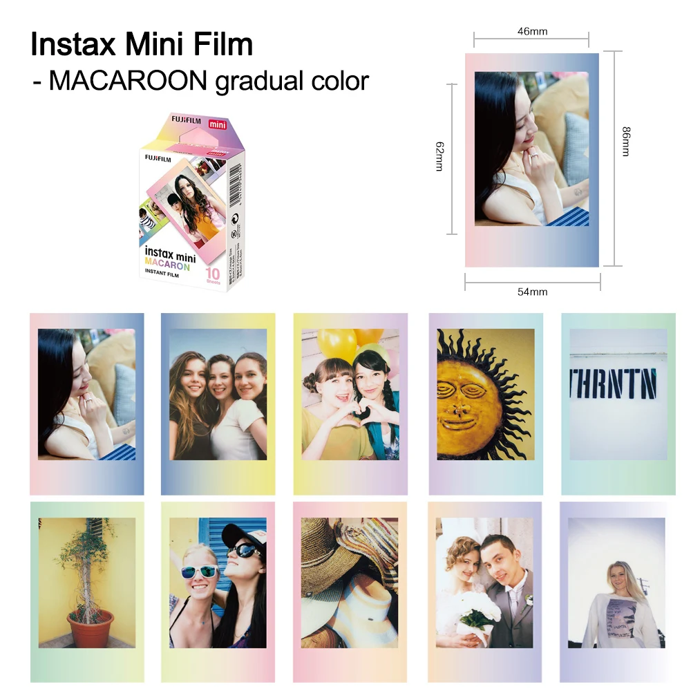 10 листов фотобумаги Fujifilm Мини эскиз пленка мгновенная печать для Fuji Instax Mini7s/8/25/50
