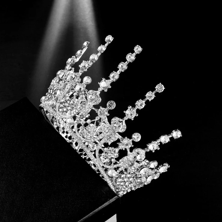 Роскошная хрустальная Cintilante Barroco Rainha Casamento для выпускного вечера диадема