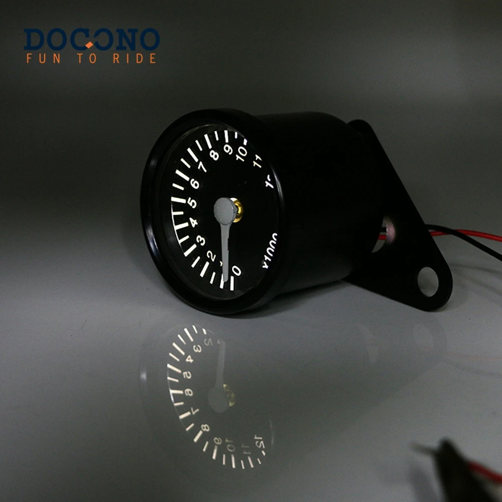 Универсальный 12В мотоциклетный тахометр измеритель частоты вращения Спидометр