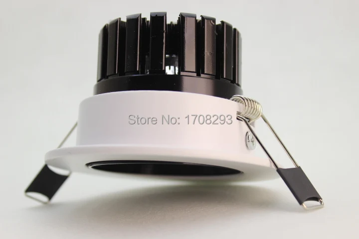 5W7W10W 50 шт./лот поворотный COB Светодиодные светильники AC 85 265 в корпус: белый + черный