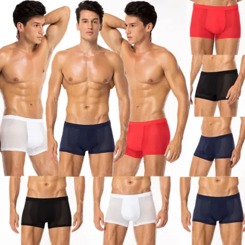 Новые мужские хлопковые дышащие трусы-боксеры | Мужская одежда