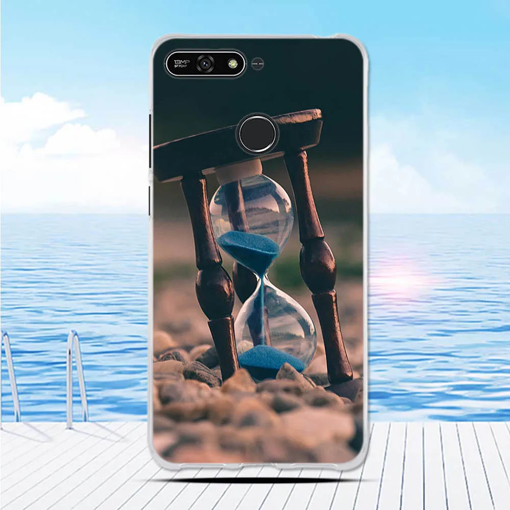 19 Чехол для huawei Y6 чехол для телефона для huawei Y6 Prime силиконовый чехол ТПУ чехол для huawei Honor 7A Pro/Enjoy 8e - Цвет: 19