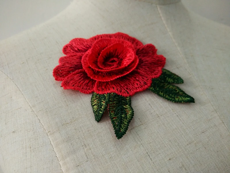 3Pcs/Set Flower Venise Lace Collar Applique Patches Neckline Fabric Embroidered For Accessories Arts Crafts Sewing CL359 | Дом и сад