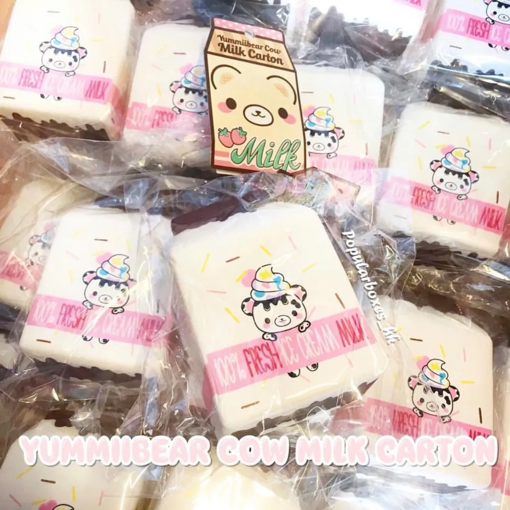 Мягкая медленно восстанавливающая форму игрушка с молоком Creamiicandy yummiibear | Игрушки