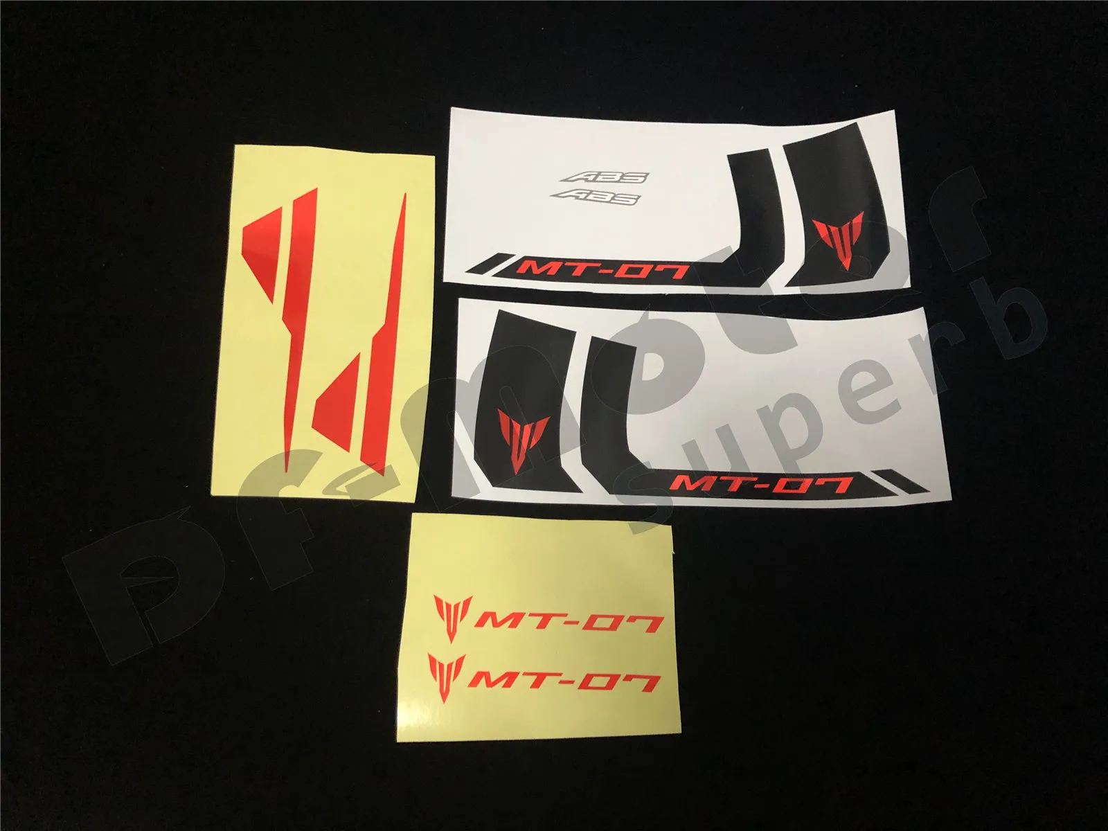 

Fit for YAMAHA MT 07 MT07 Decals Reflective Stickers Rim Stripes MT-07 High Quality Motorcycle Racing Sticker DIY Blue black