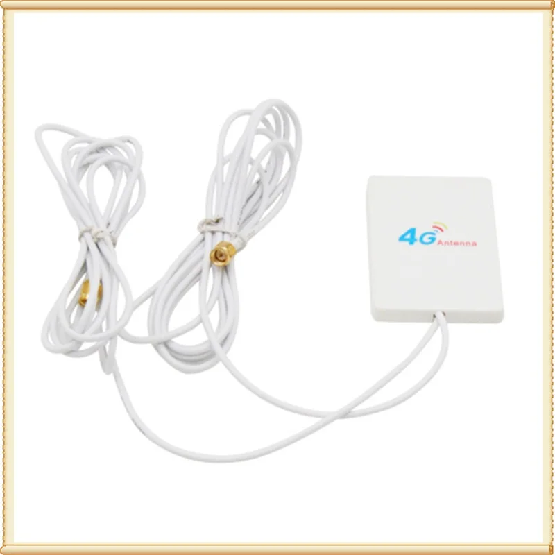 Двойной разъем SMA male 4g LTE антенна 3g внешняя для huawei ZTE модем маршрутизатор 2 м