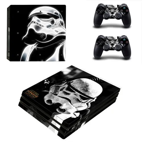 Звездные войны Дарт Вейдер PS4 про кожу Стикеры для sony Игровые приставки 4 консоли и 2 контроллеры PS4 про кожу Стикеры s Наклейка виниловая - Цвет: YSP4P-0412