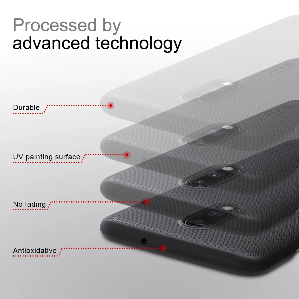 Для Oneplus 7 чехол для телефона NILLKIN Супер Матовый Защитный матовый Pro тонкий прочный