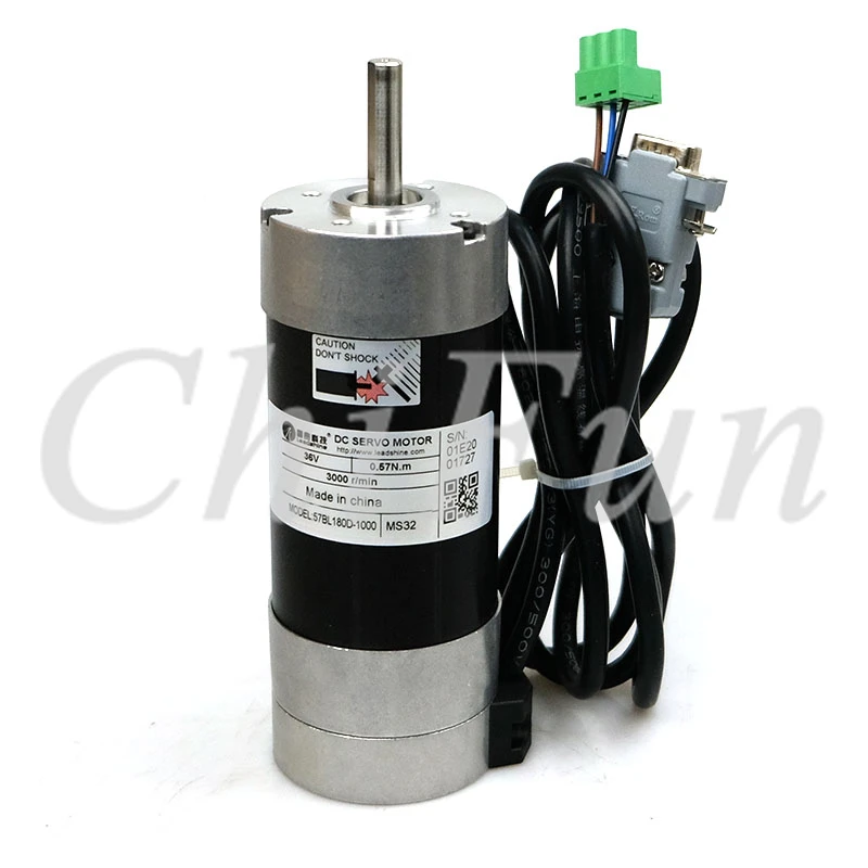 Бесщеточный Серводвигатель постоянного тока Leadshine 180 Вт 57BL180D 1000 круглый фланец 36