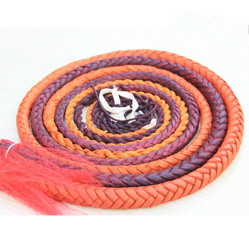 Плетеная лошадиная лошадь ручной работы хлыст для лошадей кожаная оборудование