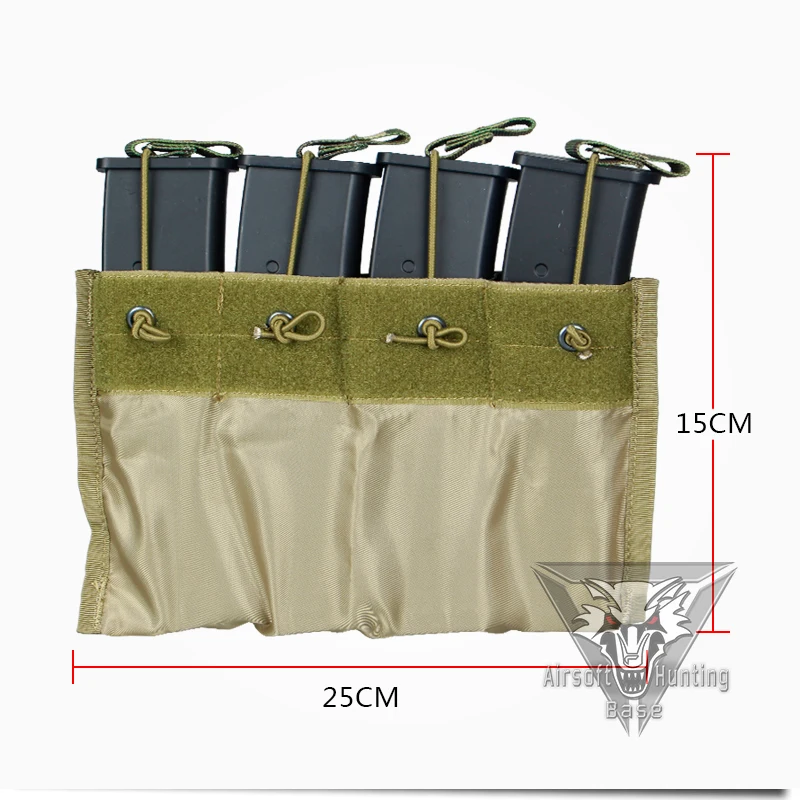 TMC MP7 внутренний тройной подсумок Terrigenous для 6094 несущей пластины 15x25 см TMC1789
