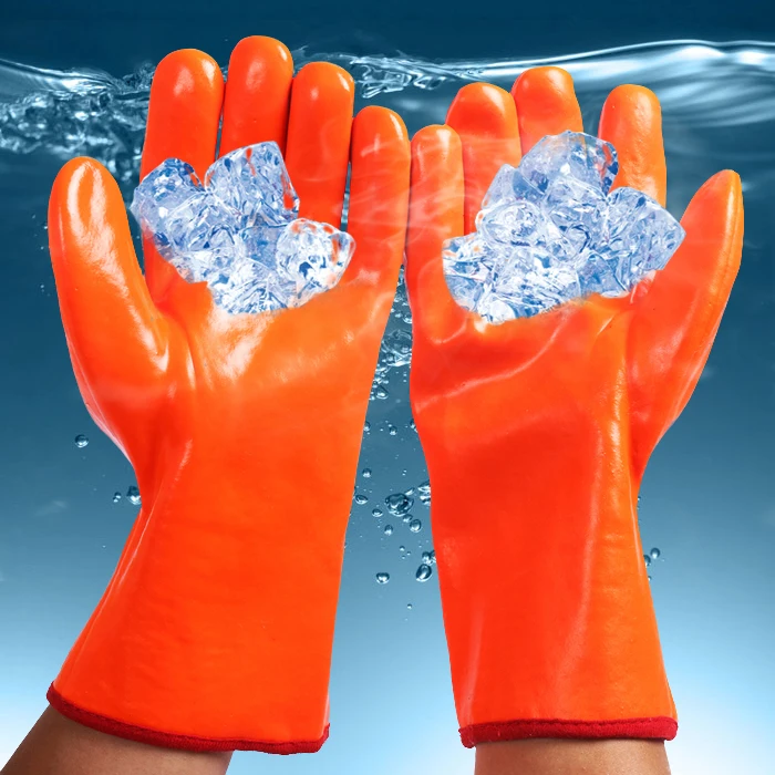 Бесплатная доставка 2 пары термостойкие перчатки из ПВХ водонепроницаемые