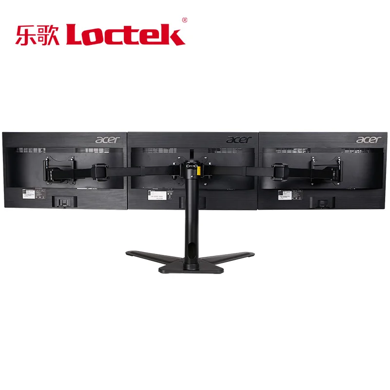 Loctek D2T настольная 10 30 дюймов Тройная подставка для дисплея полная свобода