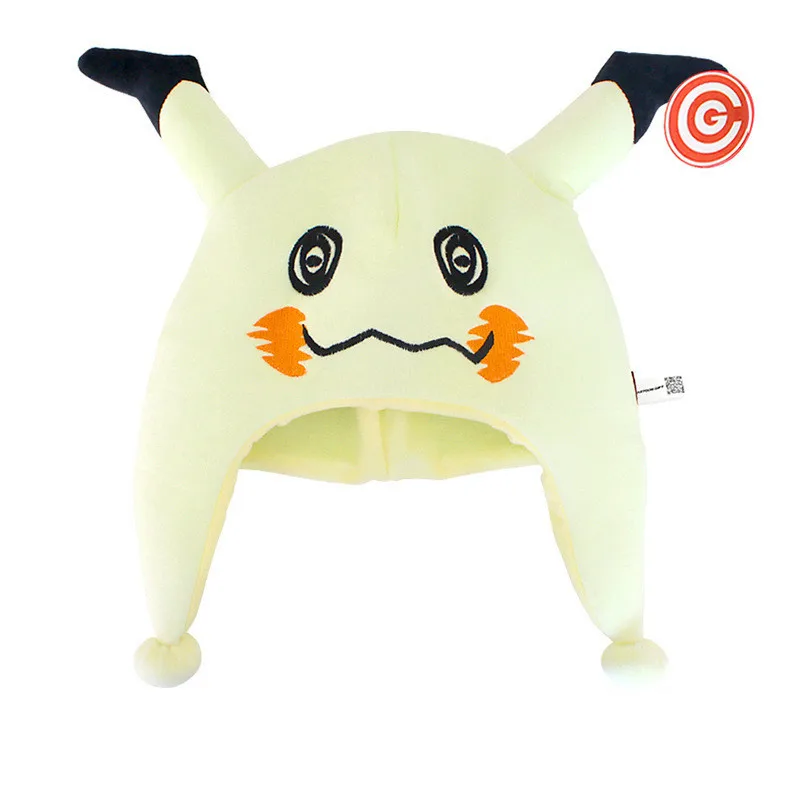 CIBO Аниме Покемон карманные монстры Пикачу логотип хлопок шапка зимняя теплая