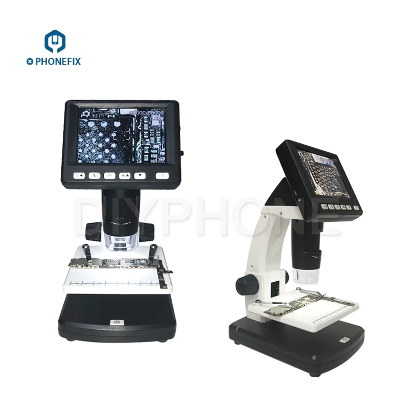 

5 Megapixels 8 LED 3.5 Inch LCD Digital Microscope Camera Video Recorder for iphone Mobile phone motherboard PCB repair