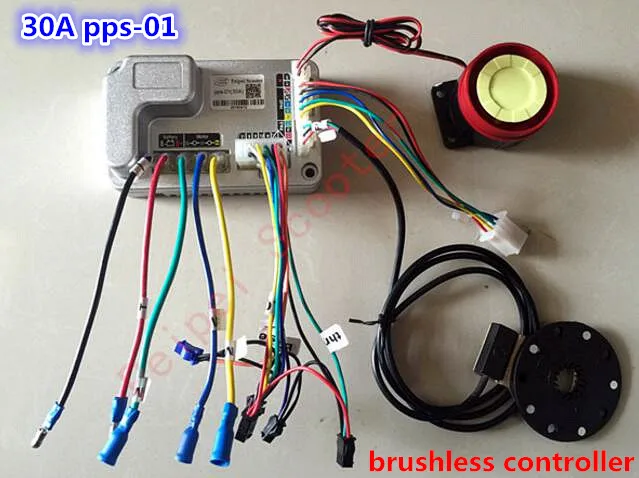 30A бесщеточный велосипед Скутер dc мотор контроллер DIY комплект, который может быть запрограммирован нашим программным обеспечением pps-01