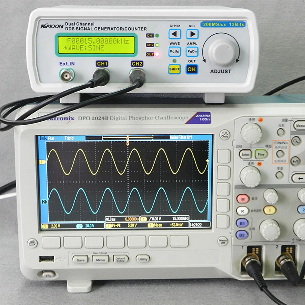 KKMOON Signal Generator Digital DDS Function Source Arbitrary Waveform Frequency Meter 200MSa/s 25MHz | Инструменты