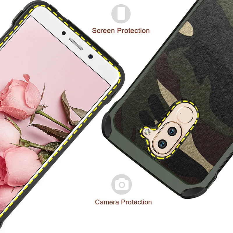 Чехол NTSPACE для Huawei Mate 10 20 Pro армейский Камуфляжный противоударный армированный