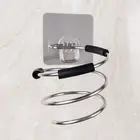 Настенный держатель для фена, из нержавеющей стали, на клейкой основе