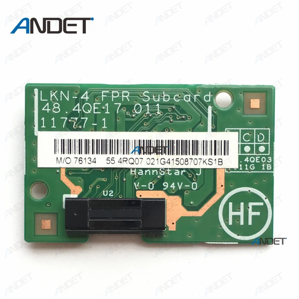 Для lenovo ThinkPad T530 W530 X230 X230I T430S T430SI сканер отпечатков пальцев сенсор FPR плата для карт 48.4QE17.011 04W3899