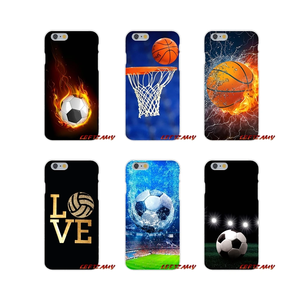 Для Samsung Galaxy A3 A5 A7 J1 J2 J3 J5 J7 2015 2016 2017 футбольные мячи баскетбольные аксессуары