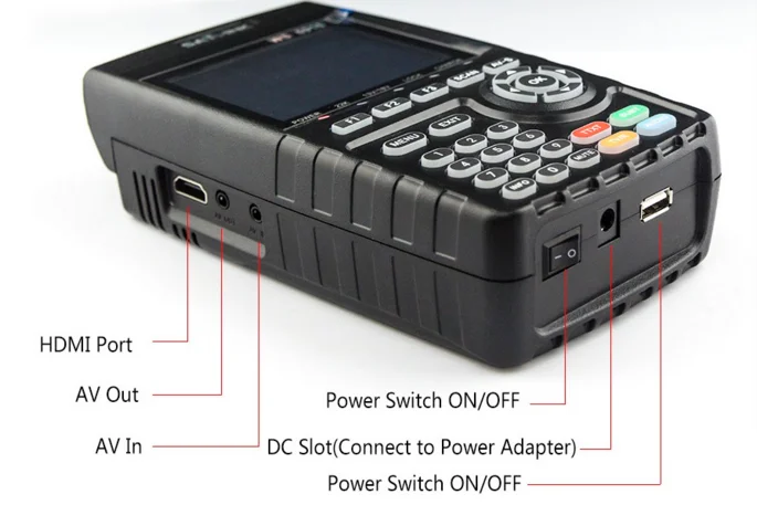 Satlink WS-6916 DVB-S/S2 спутниковый искатель HD с MPEG-2/MPEG-4 метр