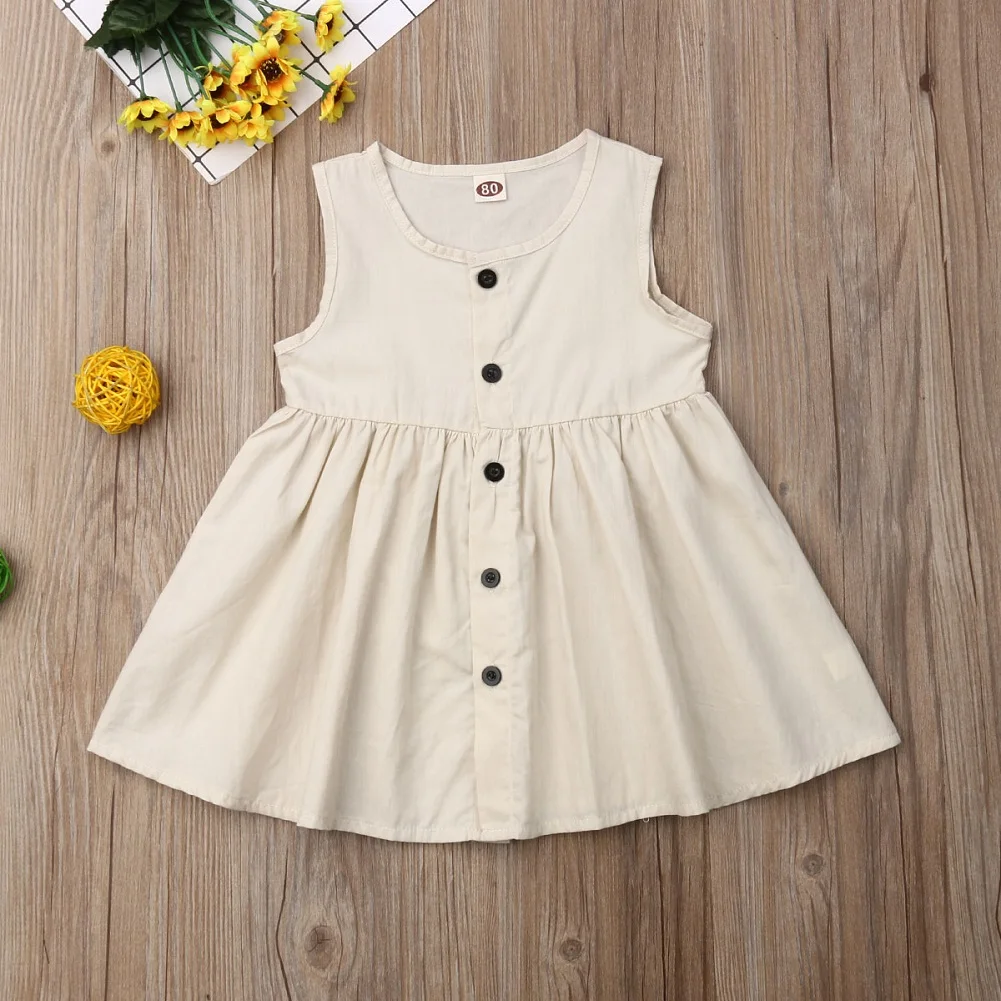 Детское платье без рукавов длинное однотонное платье-пачка летний сарафан