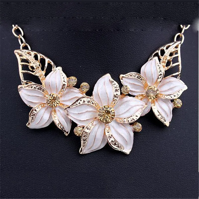 Комплект из колье и серёг с кристаллами|new jewelry sets|jewelry weddingset necklace |