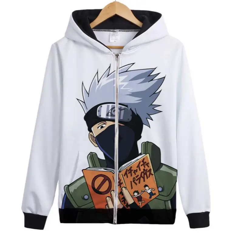 Япония Горячая Наруто Uzumaki NARUTO Хатаке Какаши Саске пальто унисекс скелет