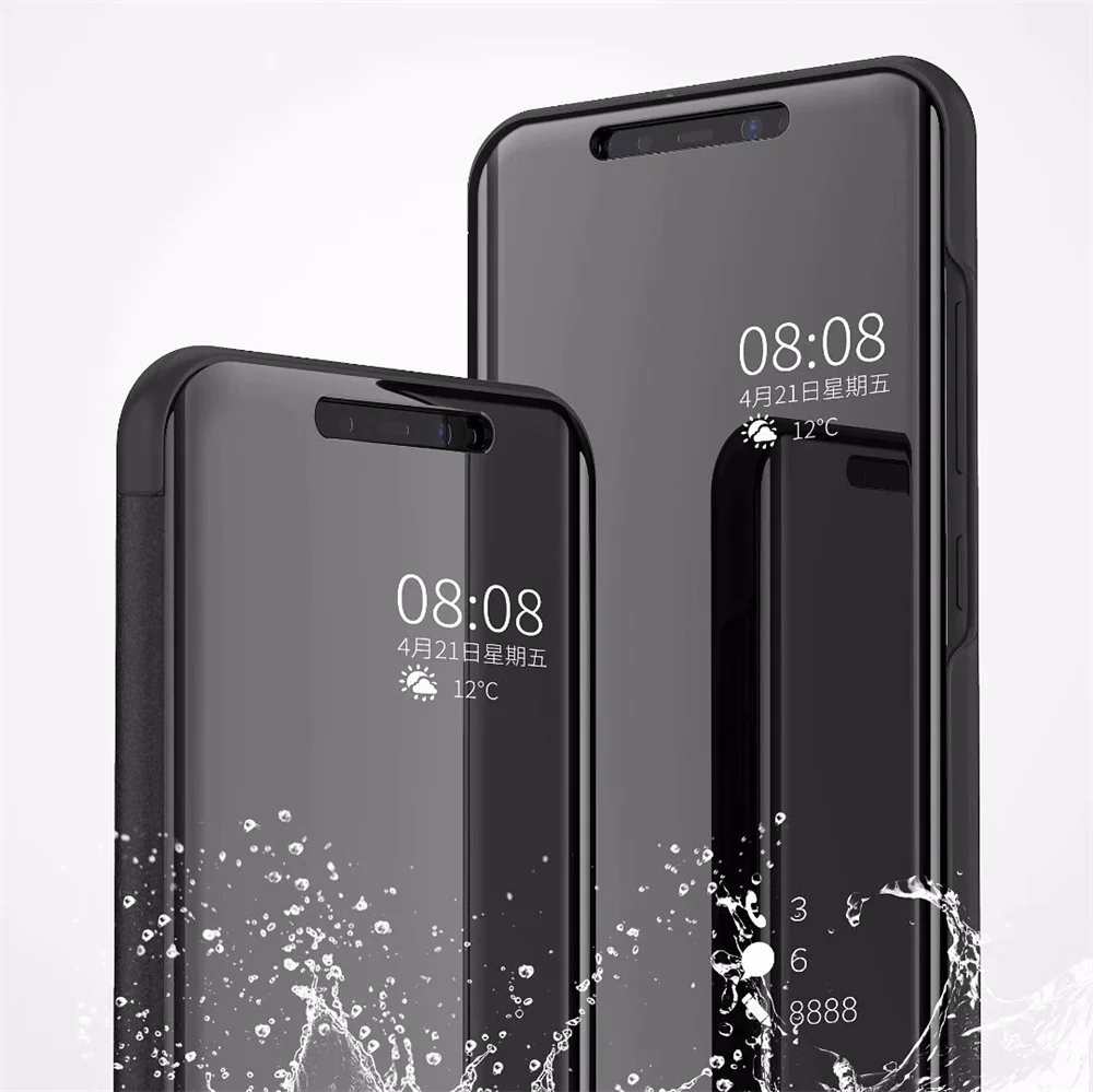 Роскошный умный зеркальный чехол для OPPO R11 F7 A83 A71 A37 F5 A73 Find X A5 A3S F9 A59 F1S кожаный