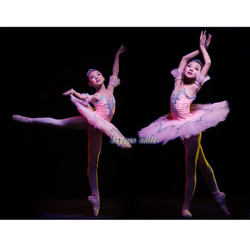 

Custom Made Pink Ballet Dresses For Adult Or Children, Ballet Pancake Tutu HB925