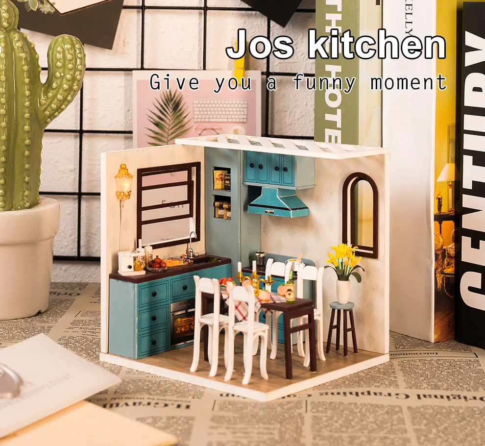 Кукольный дом Diy Миниатюрный 3D Деревянный миниатюрный кукольный домик мебель строительные наборы игрушки для детей рождественские подарки
