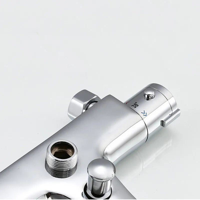 Термостатический смеситель для душа с контролем температуры кран настенным