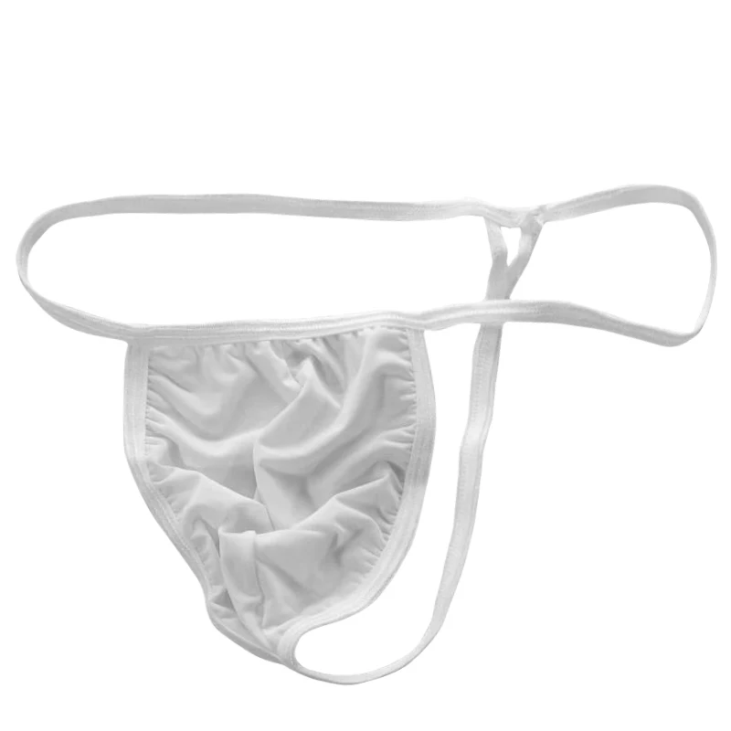 Сексуальное гей мужское нижнее белье Jockstrap мужские стринги из ледяного шелка