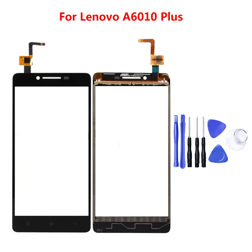 Zerosky телефон сенсорный экран сенсор для lenovo A6010 плюс Сенсорный экран дигитайзер Сенсорная панель Переднее стекло Замена объектива с инструментами