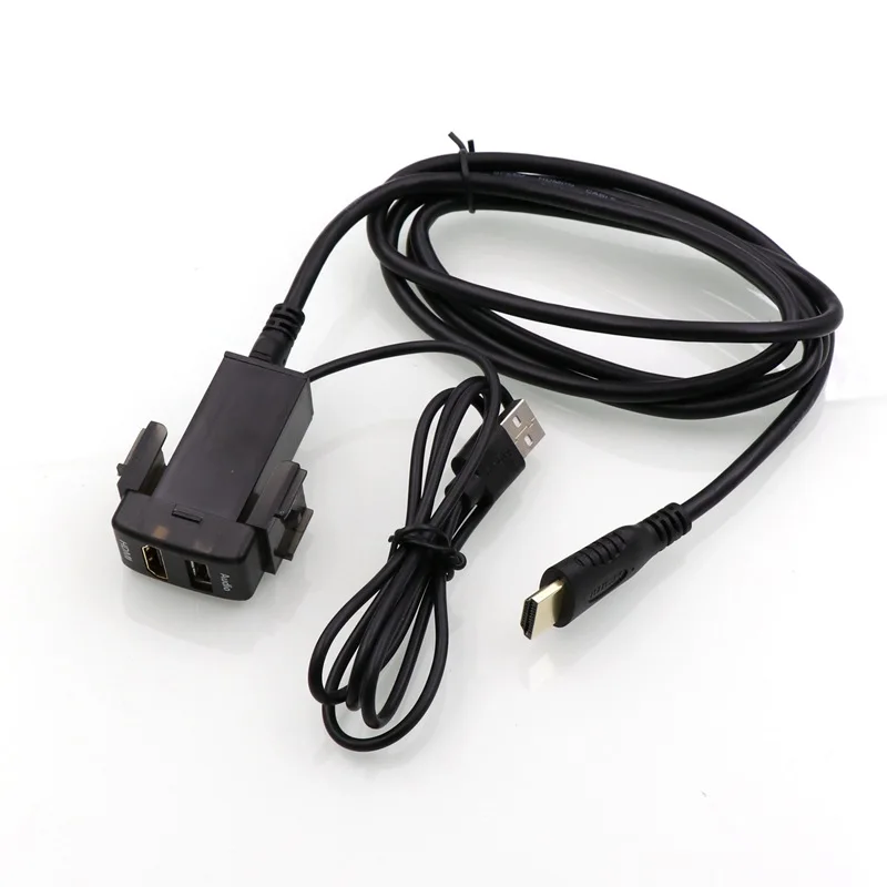 Автомобильное зарядное устройство с аудиовходом USB и разъемом HDMI для NISSAN Qashqai Tiida
