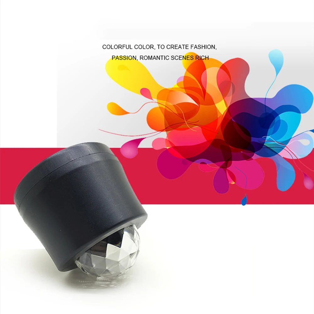 Разноцветные вечерние дискотечные Бальные огни RGB 6 Вт LED Стробоскоп Вращающийся