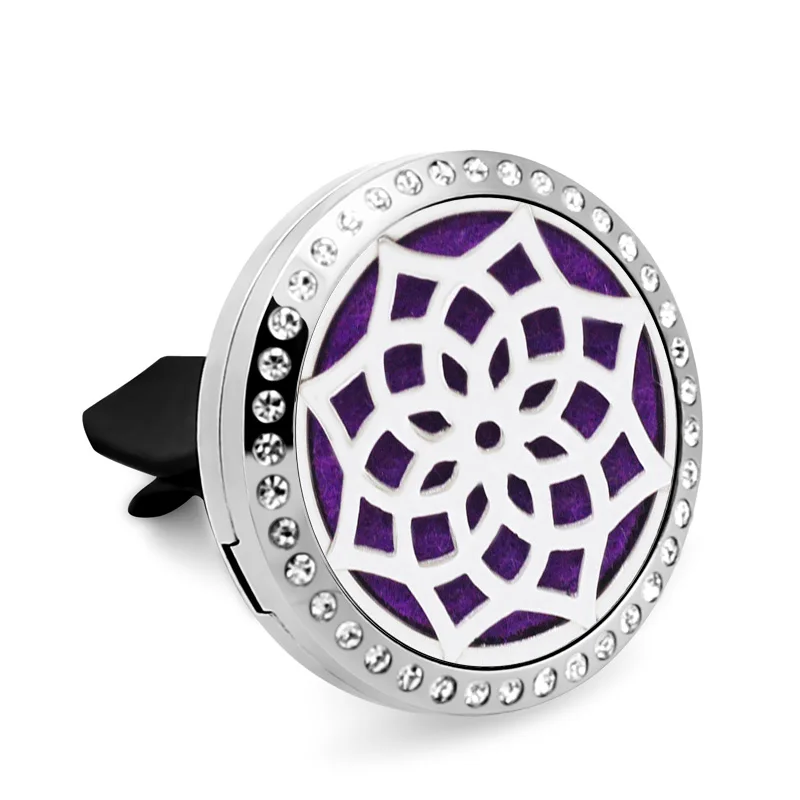 Стразы Снежинка эфирное масло автомобильный диффузор медальон на