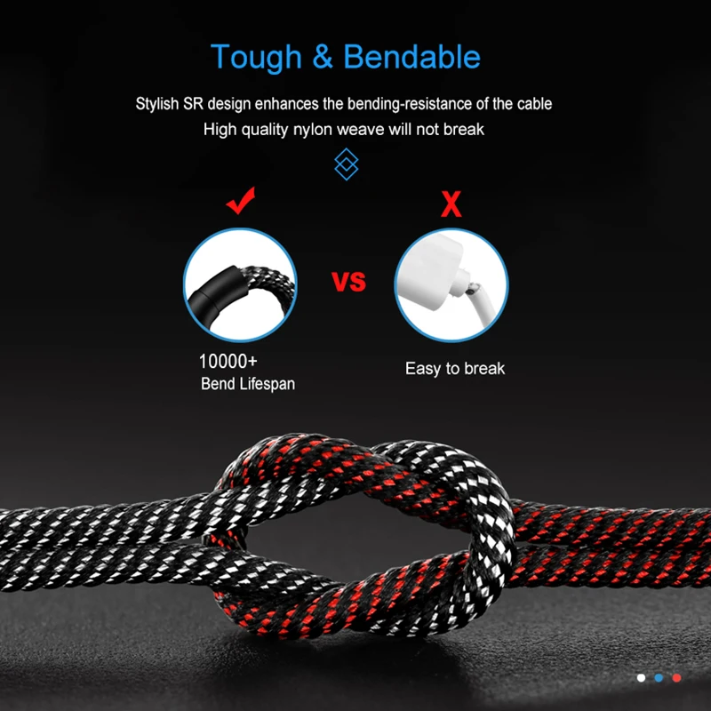 Elough Espark 3 в 1 комплект Магнитный usb-кабель для iphone Micro type-c телефонный кабель Быстрая