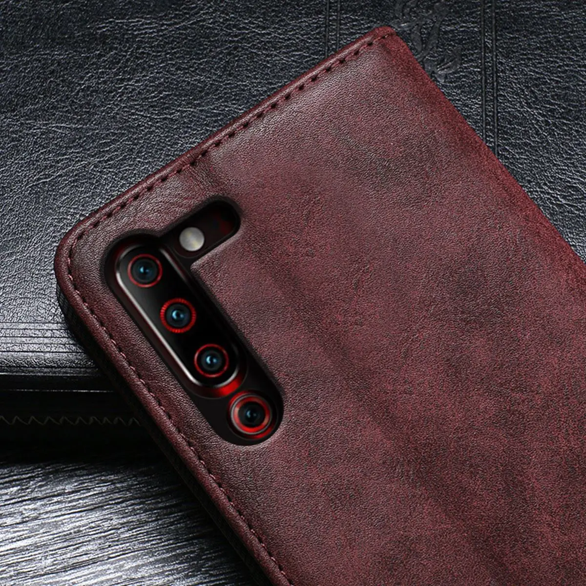 Чехол КРЫШКА ДЛЯ lenovo Z6 Pro из искусственной кожи чехол бумажник с откидной крышкой