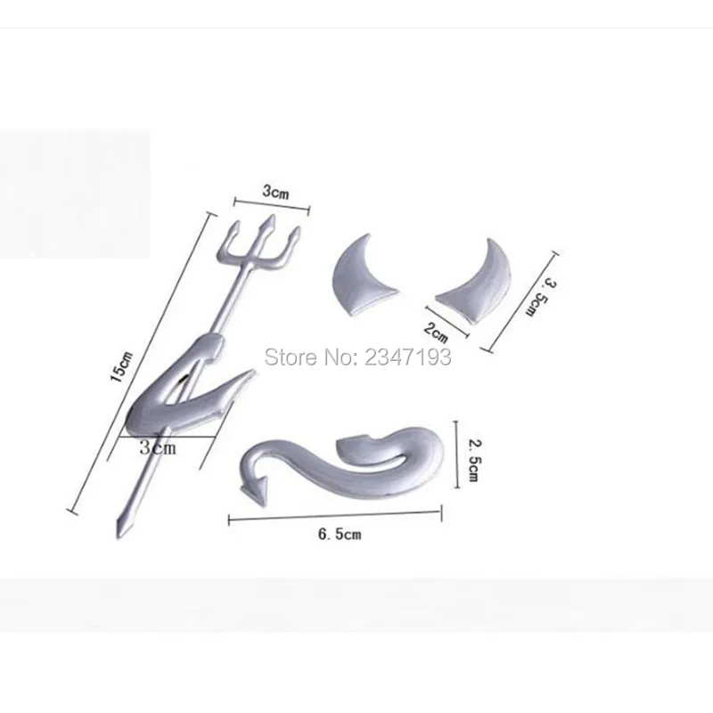 Автомобильная наклейка демон авто эмблема логотип бумажные наклейки украшение