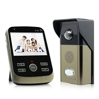 FKH Беспроводной Видео Дверной Звонок Два Удаленной Камеры Телефонный |