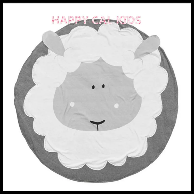 New Nordic style Baby Cute Sheep Blanket Game Mat Kids Animal Crawling Carpet | Дом и сад