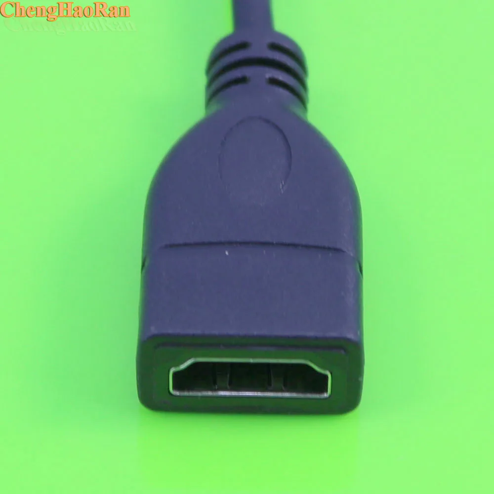 ChengHaoRan 1 шт. микро HDMI папа к D Тип Женский адаптер кабель конвертер 1080P|Компьютерные