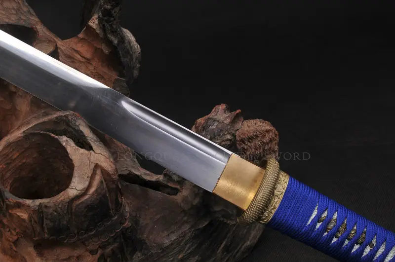 Танто мечи короткий японский самурайский меч полностью ручной работы 9260 Весна