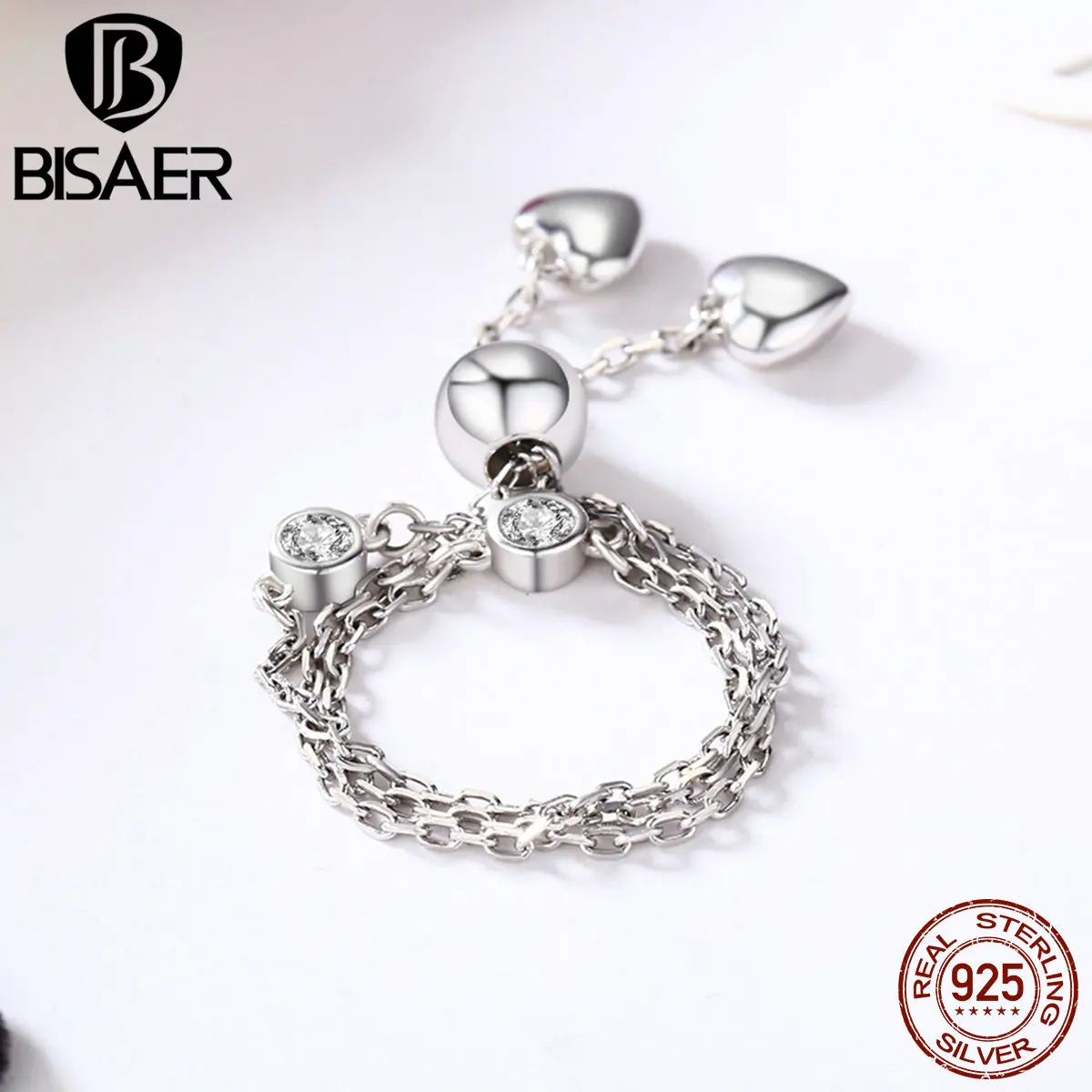 100% распродажа 925 Серебряные Простые браслеты со шнуровкой в форме сердца для